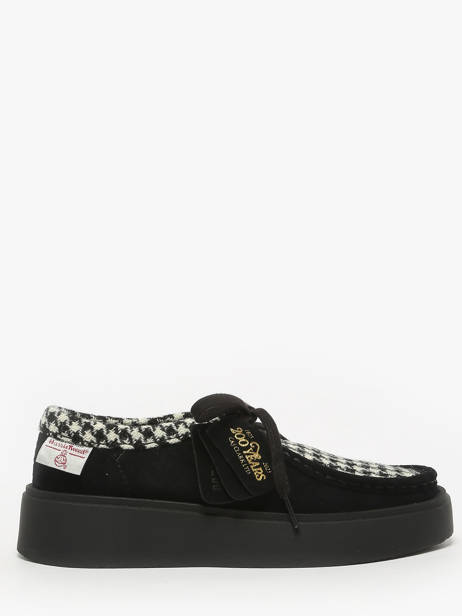 Derby Veterschoenen Uit Leder Clarks Zwart women 26184945